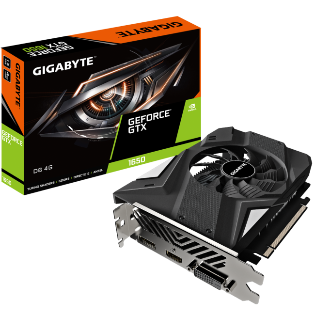 Видеокарта Gigabyte GeForce GTX1650 4096Mb D6 (GV-N1656D6-4GD)