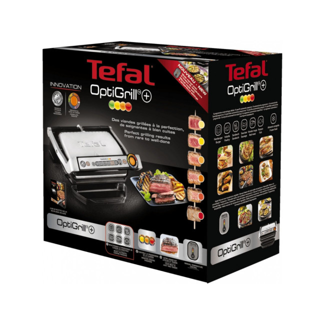 Гриль Tefal OptiGrill+ GC712D12