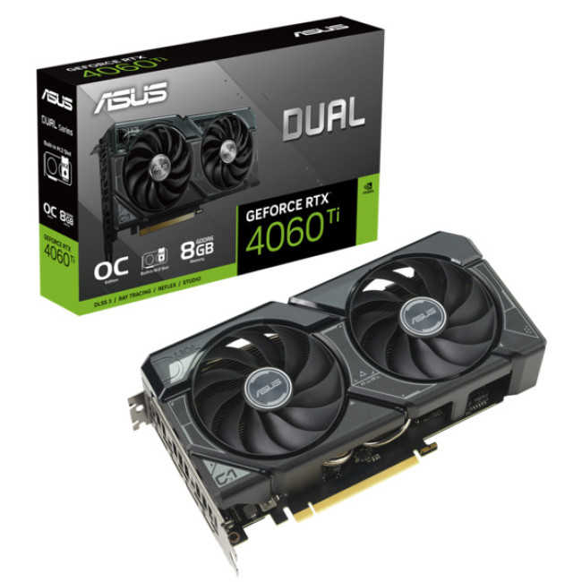 Відеокарта Asus GeForce RTX4060Ti 8Gb DUAL SSD OC Edition (DUAL-RTX4060TI-O8G-SSD)