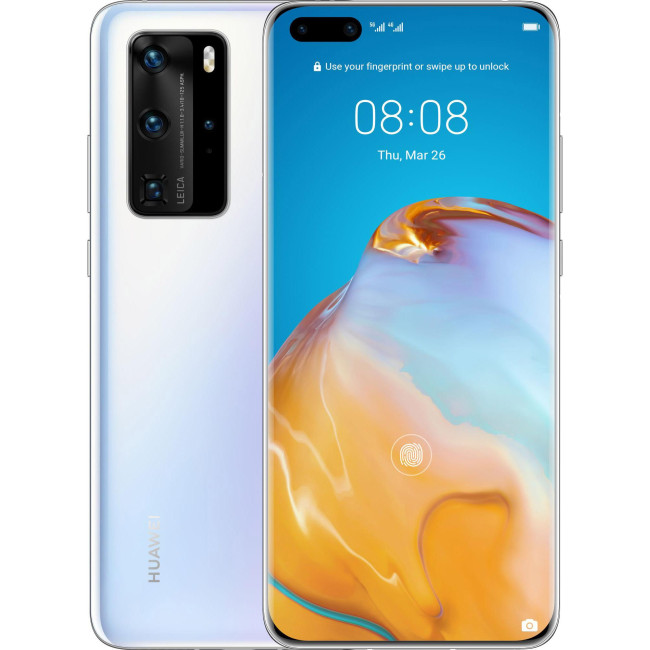 Смаpтфон HUAWEI P40 Pro 8/256GB Ice White (51095EXN)