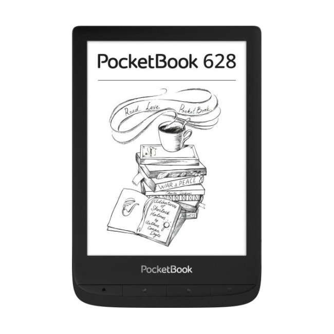 Электронная книга PocketBook 628 Touch Lux 5 Ink Black (PB628-P-CIS)