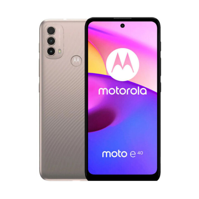 Смартфон Motorola E40 4/64GB Pink Clay (PAVK0004)