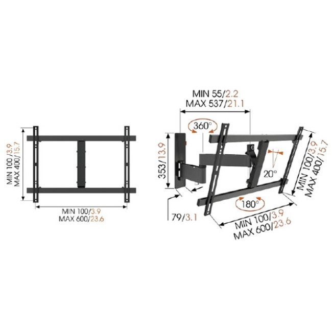 Vogels W53080 Black