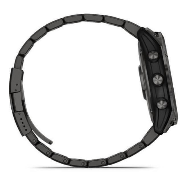 Garmin Fenix 7X Sapphire Solar C. Grey DLC Titanium w. Carbon Grey DLC Vented T. Band (010-02541-27)