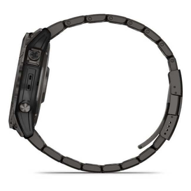 Garmin Fenix 7X Sapphire Solar C. Grey DLC Titanium w. Carbon Grey DLC Vented T. Band (010-02541-27)