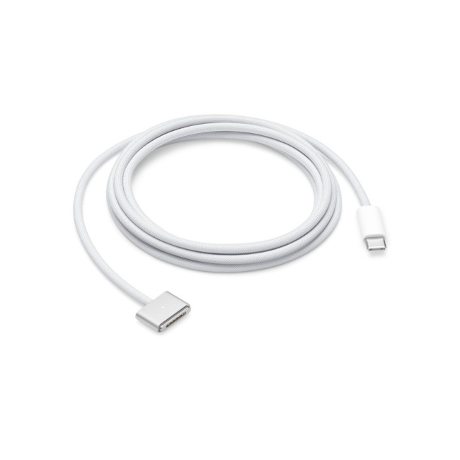 Кабель для зарядки ноутбуков USB Type-C Apple USB-C to MagSafe 3 Cable 2m Silver (MLYV3)