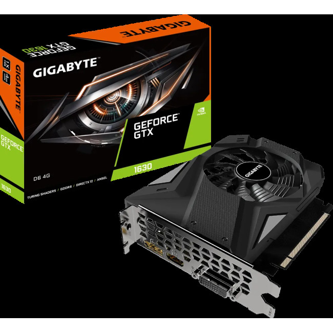 Видеокарта Gigabyte GeForce GTX1630 4096Mb (GV-N1630D6-4GD)