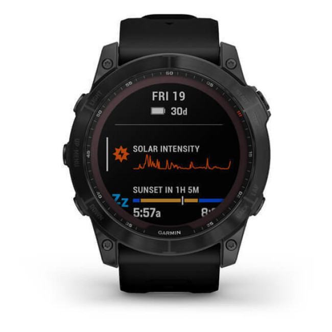 Garmin Fenix 7X Sapphire S. Black DLC Titanium w. Black Band (010-02541-22/23)