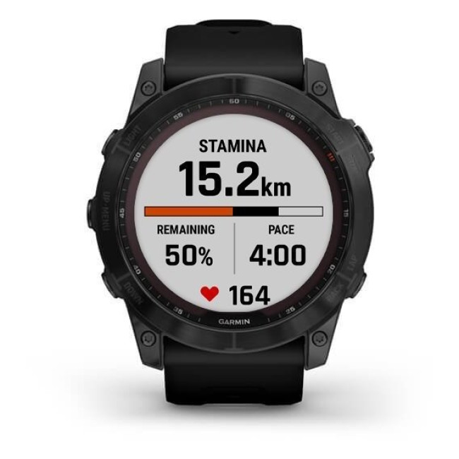 Garmin Fenix 7X Sapphire S. Black DLC Titanium w. Black Band (010-02541-22/23)