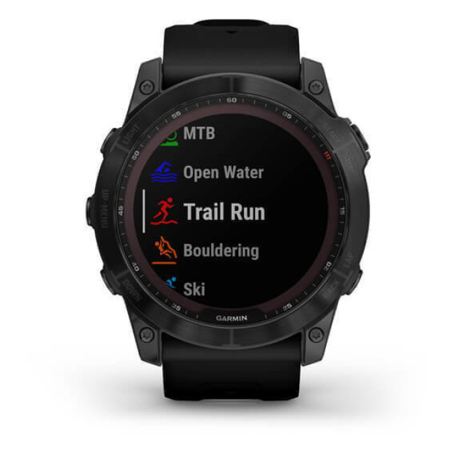 Garmin Fenix 7X Sapphire S. Black DLC Titanium w. Black Band (010-02541-22/23)