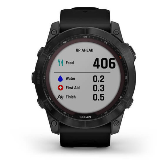 Garmin Fenix 7X Sapphire S. Black DLC Titanium w. Black Band (010-02541-22/23)