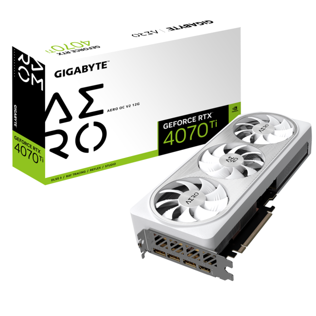 Gigabyte GeForce RTX4070Ti 12Gb AERO OC (GV-N407TAERO OCV2-12GD)