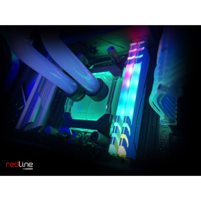 Модуль памяти Mushkin 64 GB (2x32GB) DDR5 6400 MHz Redline Lumina RGB White (MLB5C640BGGP32GX2)