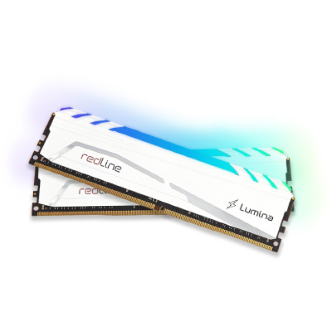 Модуль памяти Mushkin 64 GB (2x32GB) DDR5 6400 MHz Redline Lumina RGB White (MLB5C640BGGP32GX2)