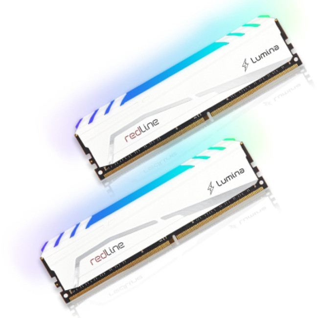 Модуль памяти Mushkin 64 GB (2x32GB) DDR5 6400 MHz Redline Lumina RGB White (MLB5C640BGGP32GX2)