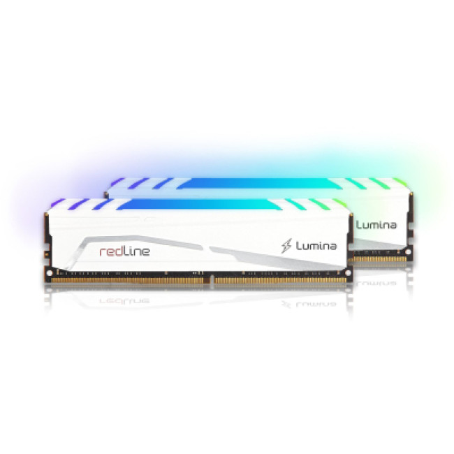 Модуль памяти Mushkin 64 GB (2x32GB) DDR5 6400 MHz Redline Lumina RGB White (MLB5C640BGGP32GX2)