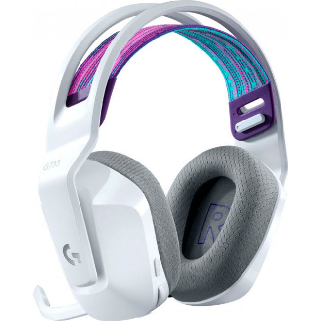 Наушники Logitech G733 LIGHTSPEED Wireless RGB WHITE (981-000883)