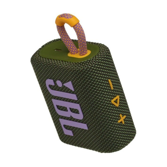 Портативная колонка JBL GO 3 Green (JBLGO3GRN)