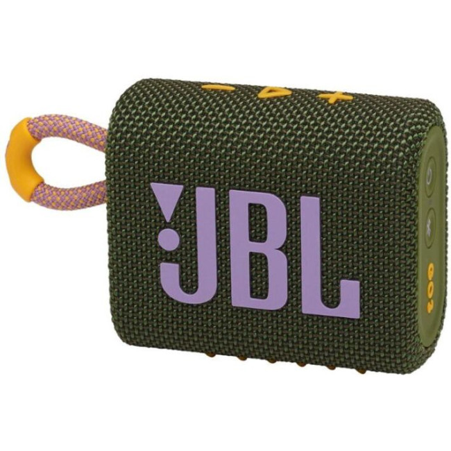 Портативная колонка JBL GO 3 Green (JBLGO3GRN)