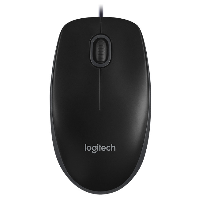 Logitech B100 Optical Mouse Black (910-003357)