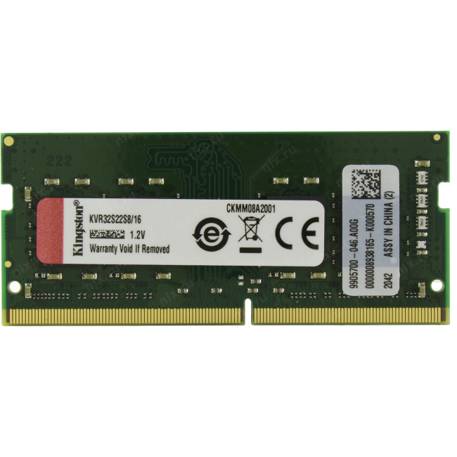 Модуль памяти Kingston So-DIMM DDR4 8GB 3200 MHz (KVR32S22S8/8)