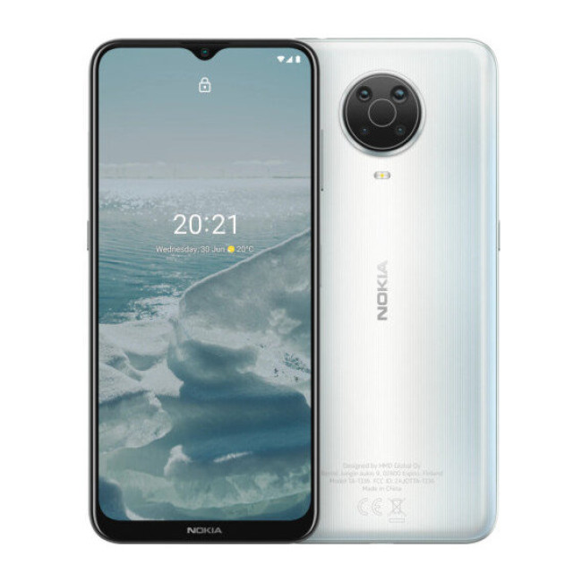 Смаpтфон Nokia G20 4/128GB Glacier