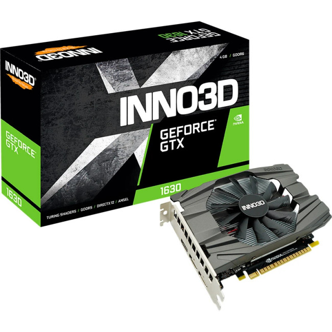 Видеокарта Inno3D GeForce GTX 1630 Compact (N16301-04D6-1177VA19)