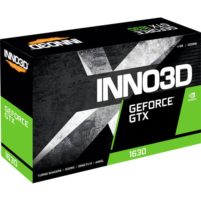 Видеокарта Inno3D GeForce GTX 1630 Compact (N16301-04D6-1177VA19)