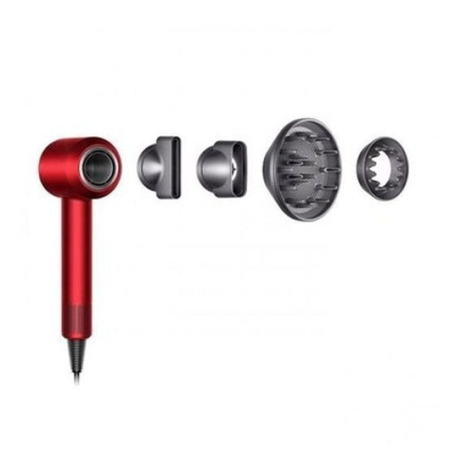 Фен Dyson HD07 Supersonic Red/Nikel with Case (397704-01)