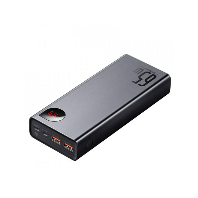 Baseus Adaman Metal Digital Display Quick Charge Power Bank 65W 20000mAh Black (PPIMDA-D01)