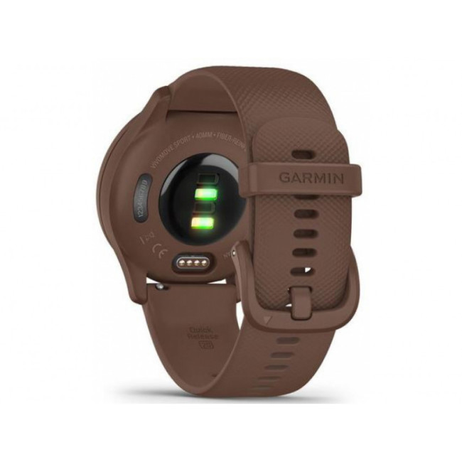 Garmin Vivomove Sport Cocoa Case and S. Band w. P. Gold Accents (010-02566-02)