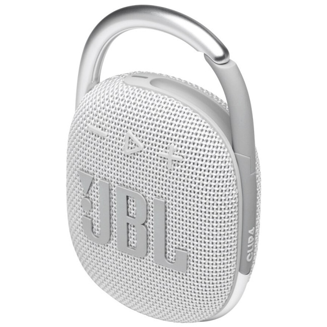 Портативная Bluetooth-колонка JBL Clip 4 Eco White (JBLCLIP4ECOWHT)