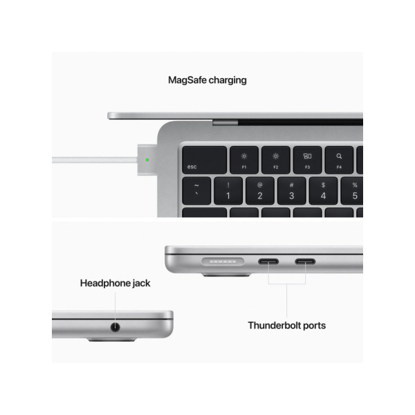 Apple MacBook Air 13,6" M2 Silver 2022 (Z15X0005F)