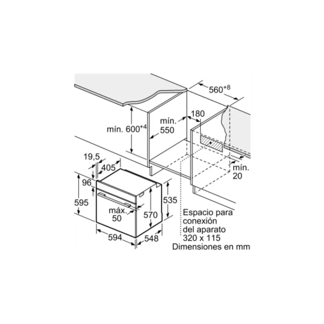 Встроенный духовой шкаф Siemens HB578G0S6