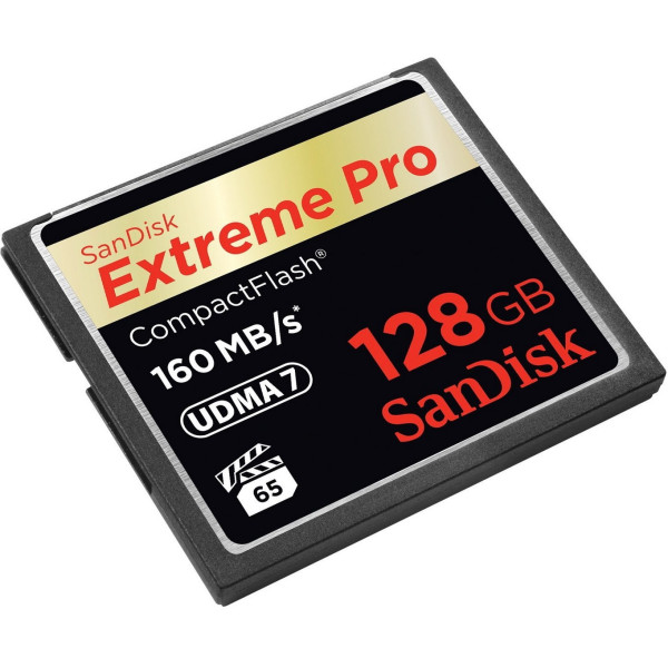 SanDisk 128 GB Extreme Pro CompactFlash SDCFXPS-128G-X46