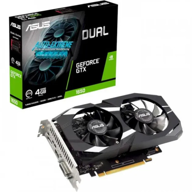 Видеокарта Asus DUAL-GTX1650-4GD6-P-V2