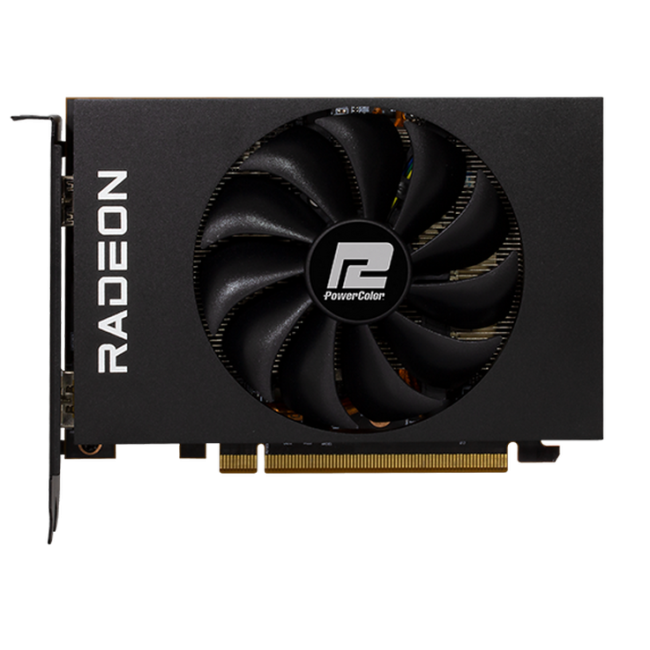 Видеокарта PowerColor AMD Radeon RX 6500 XT ITX 4GB GDDR6 (AXRX 6500XT 4GBD6-DH)