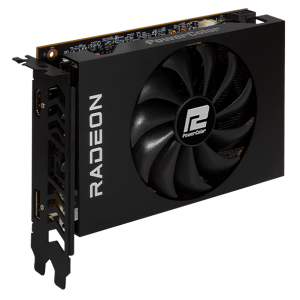 Видеокарта PowerColor AMD Radeon RX 6500 XT ITX 4GB GDDR6 (AXRX 6500XT 4GBD6-DH)