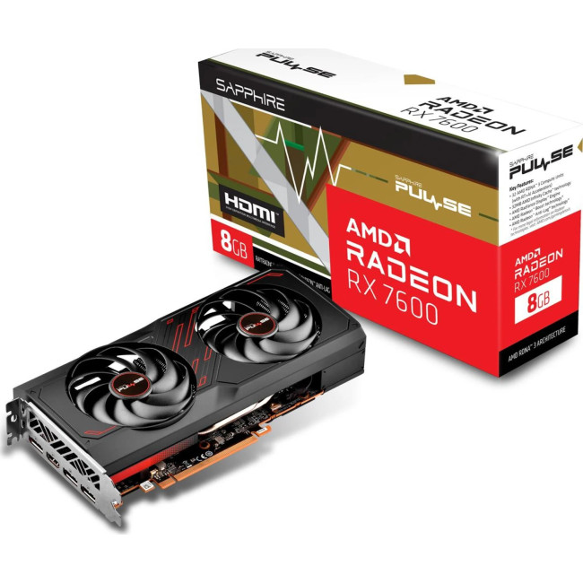 Sapphire Radeon RX 7600 8 GB PULSE (11324-01-20G)