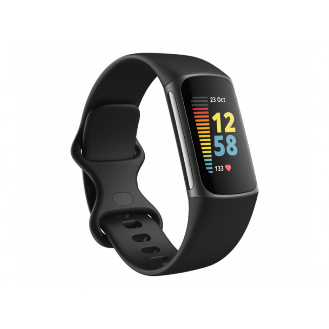 Fitbit Charge 5 Black/Graphite Stainless Steel (FB421BKBK)