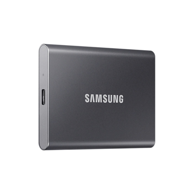 SSD накопитель Samsung T7 1 TB Titan Gray (MU-PC1T0T/WW)