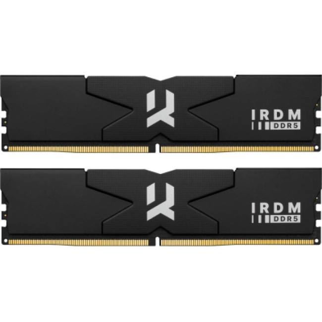 Модуль памяти GOODRAM 64 GB (2x32GB) DDR5 6800 MHz IRDM Black (IR-6800D564L34/64GDC)