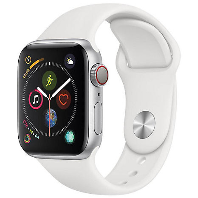 Apple Watch Series 6 GPS 40mm Silver Aluminum Case w. White Sport B. (MG283)