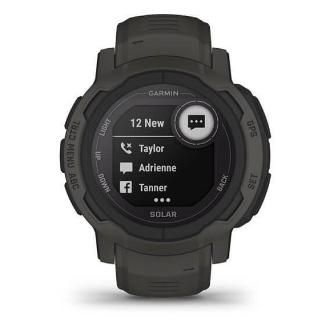 Смарт-часы Garmin Instinct 2 Solar Graphite (010-02627-10)