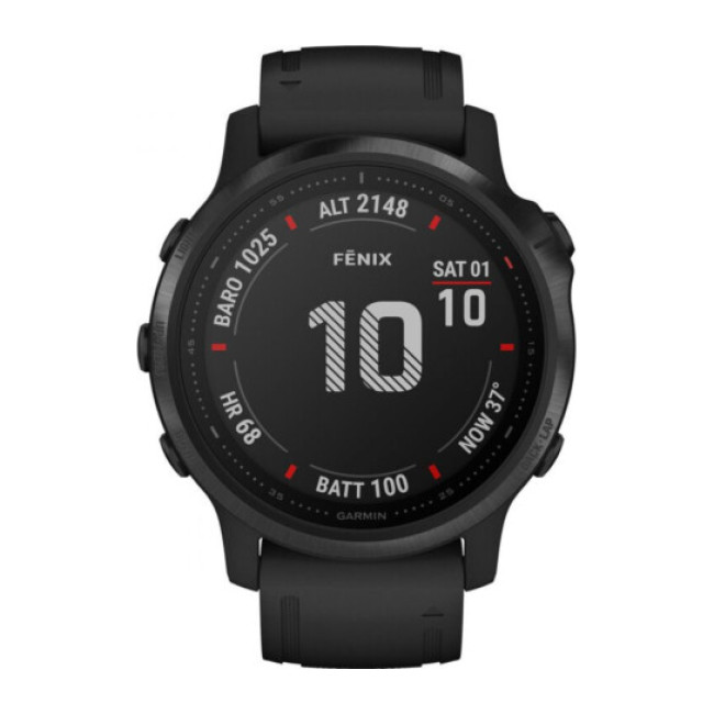 Garmin Fenix 6S Pro Black With Black Band (010-02159-14/010-02159-13)