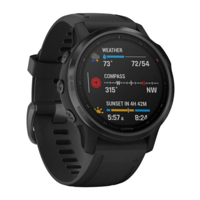 Garmin Fenix 6S Pro Black With Black Band (010-02159-14/010-02159-13)