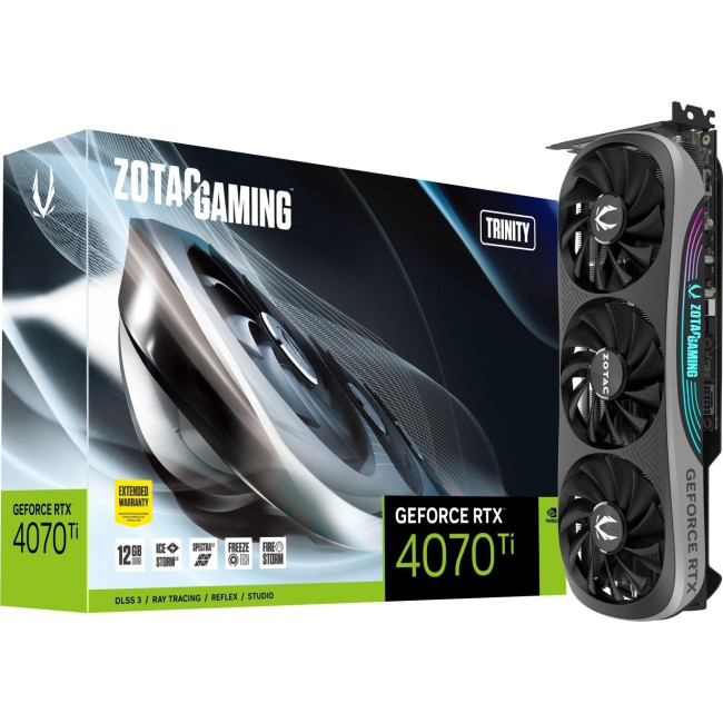 Видеокарта Zotac GAMING GeForce RTX 4070 Ti Trinity (ZT-D40710D-10P)