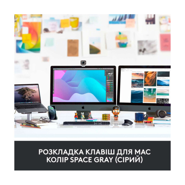 Клавиатура Logitech MX Keys for Mac Space Gray (920-009558)