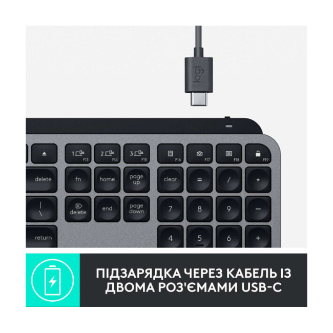 Клавиатура Logitech MX Keys for Mac Space Gray (920-009558)