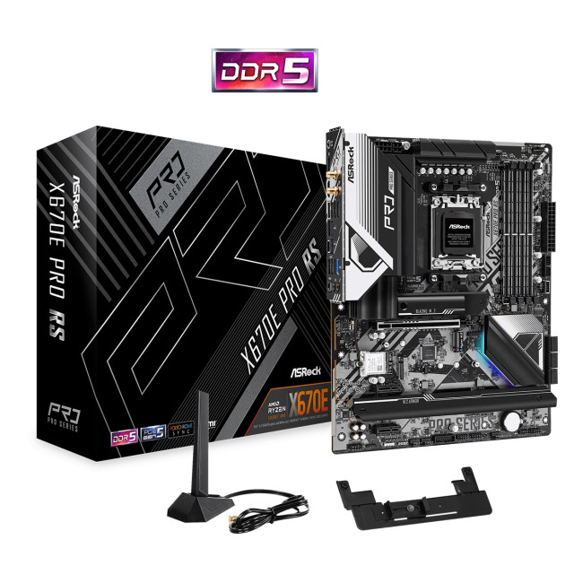 Материнська плата ASRock X670E PRO RS Socket AM5